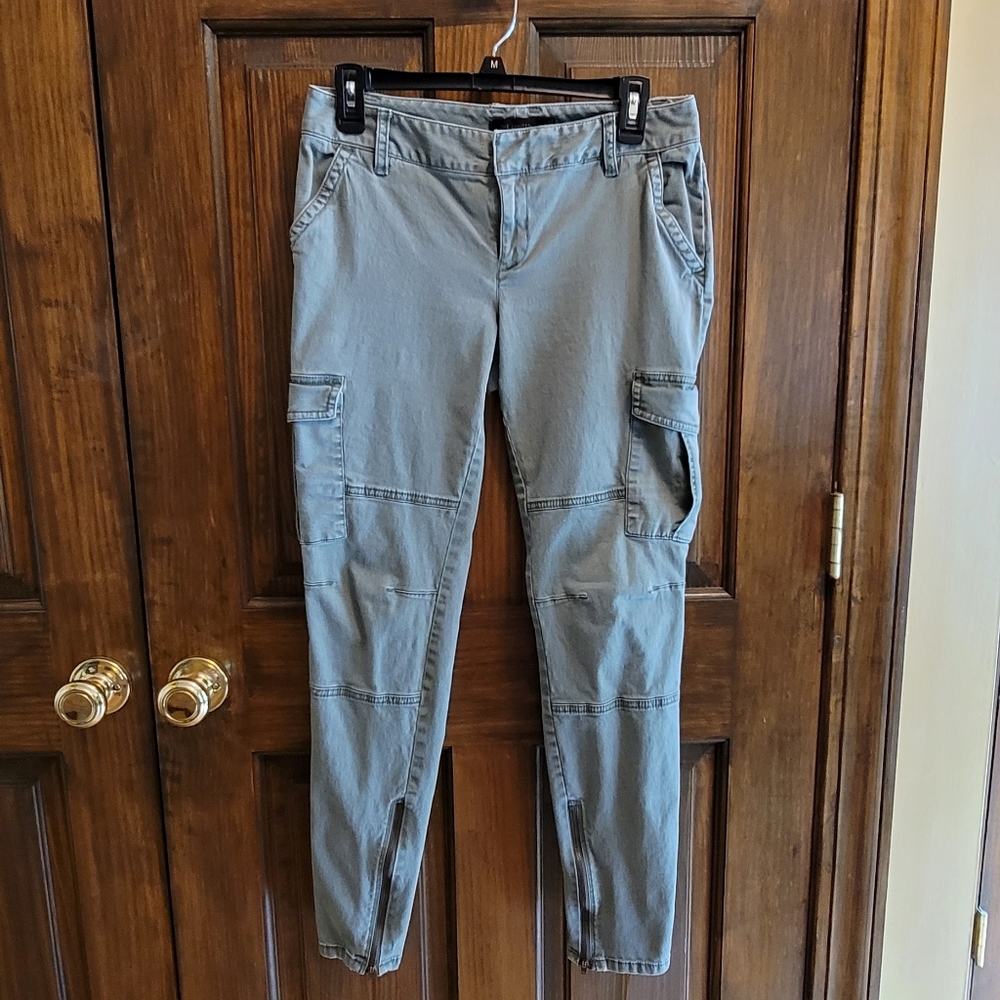 The Limited Skinny Cargo Pants Green W 31 R 8 L 28